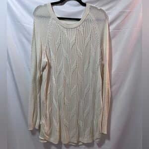 Sonoma Off-White Textured Sweater